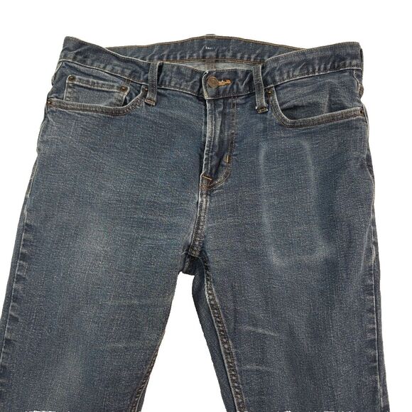 Old Navy Basic Slim Jeans Men's Size 34x32 Blue Built In Flex Medium Wash - Picture 2 of 9